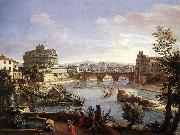 WITTEL, Caspar Andriaans van The Castel Sant Angelo from the South oil painting reproduction